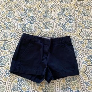 J.Crew Navy Stretch Chino Shorts